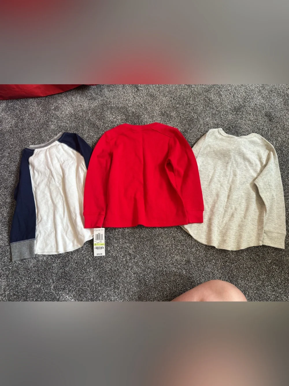 NWT 3-pc. Lot 2 Baby Gap & 1 Epic Threads LS Shirts Size Toddler Boys 4 Bundle